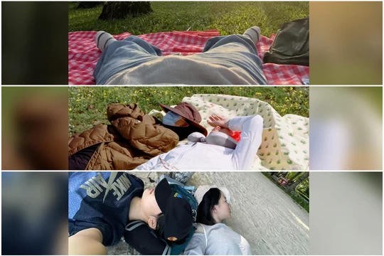 Trào lưu "nằm yên" của giới trẻ Trung Quốc giờ lan sang cả du lịch (Ảnh: SCMP)