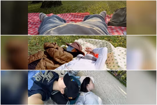 Trào lưu "nằm yên" của giới trẻ Trung Quốc giờ lan sang cả du lịch (Ảnh: SCMP)