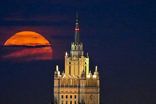 Tòa nhà Bộ Ngoại giao Nga ở thủ đô Moscow. Ảnh: Sputnik.