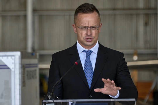 Bộ trưởng Ngoại giao Hungary Peter Szijjarto. Ảnh: Getty.