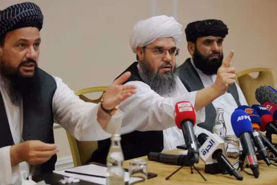 Đại diện Taliban tới thăm Nga (Ảnh: KP)