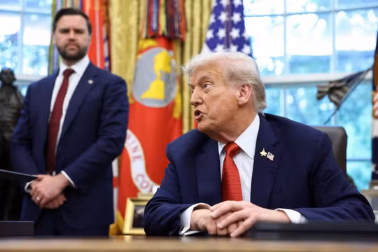 Tổng thống Mỹ Donald Trump phát biểu tại Nhà Trắng ở Washington, D.C., Mỹ ngày 25/9. Ảnh: Reuters.