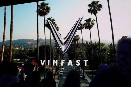 VinFast đã khởi công xây dựng nhà máy EV 4 tỉ USD ở North Carolina, Mỹ (Ảnh: Reuters)