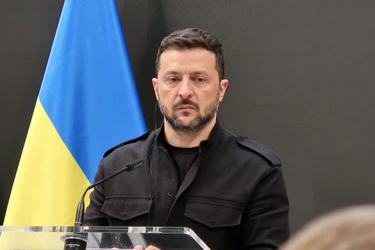 Tổng thống Ukraine Volodymyr Zelensky. Ảnh: Getty.
