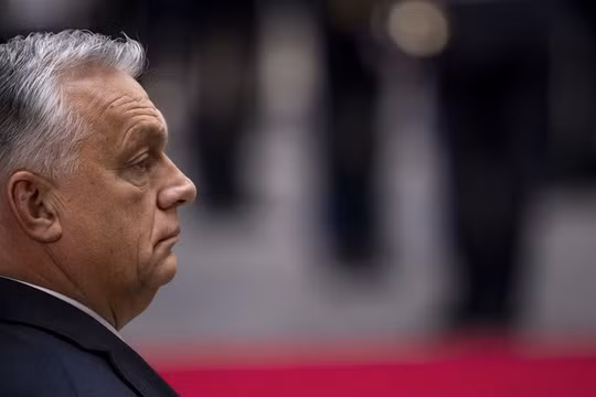 Thủ tướng Hungary Viktor Orban tại Rome, Italy ngày 27/10. Ảnh: Getty.