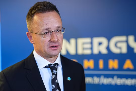 Ngoại trưởng Hungary Peter Szijjarto. Ảnh: Getty.