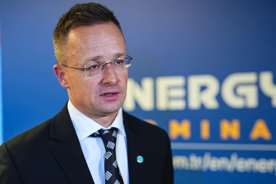 Ngoại trưởng Hungary Peter Szijjarto. Ảnh: Getty.