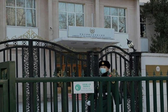 Đại sứ quán Afghanistan tại Trung Quốc (Ảnh: AFP)