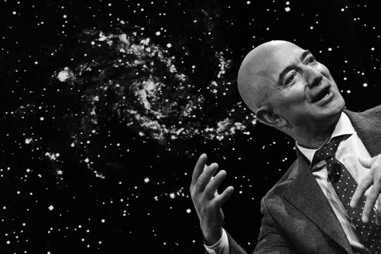 Tỷ phú Jeff Bezos đưa ra dự đoán táo bạo về tương lai của nhân loại. Ảnh: The Atlantic.