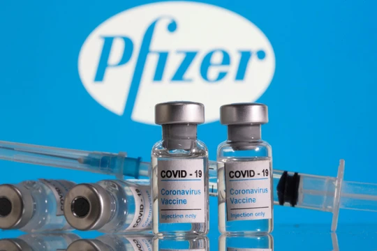 Vaccine ngừa COVID-19 của Pfizer/BioNTech (Ảnh: Nikkei)