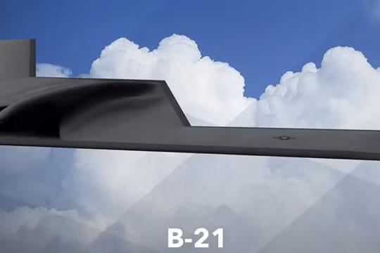 Bức ảnh đầu tiên về B-21 Raider được Không quân Mỹ đăng tải hồi tháng 2/2021 (Ảnh: USAF)