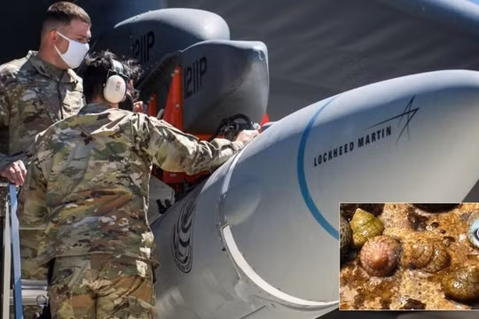 Tên lửa không-đối-đất siêu thanh AGM-183A của Mỹ (Ảnh: Reuters)