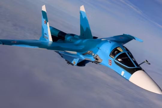 Chiến đấu cơ Su-34 của Không quân Nga. Ảnh: MW.