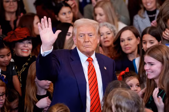 Tổng thống Mỹ Donald Trump ngày 5/2 tại Washington. Ảnh: Getty.