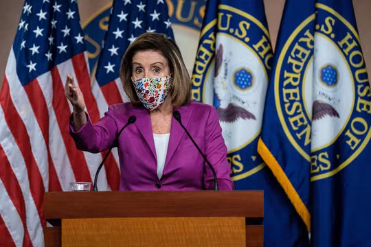 Chủ tịch Hạ viện Nancy Pelosi (Ảnh: NYTimes)