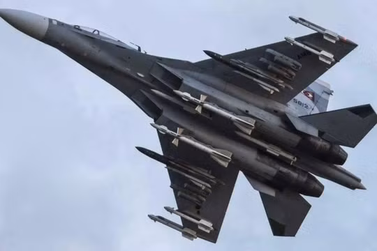 Chiến đấu cơ Su-30MK2 của Không quân Venezuela. Ảnh: MW.