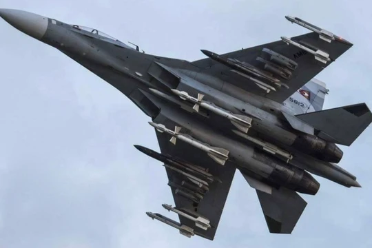 Chiến đấu cơ Su-30MK2 của Không quân Venezuela. Ảnh: MW.