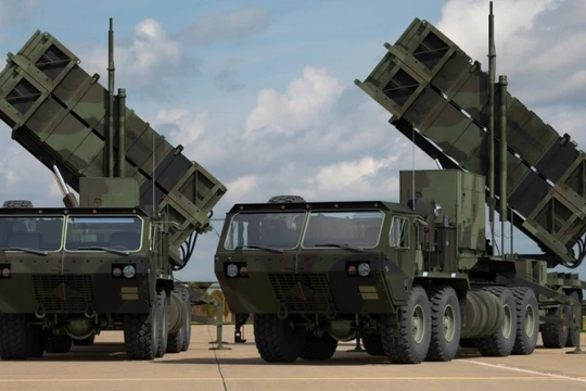 Bệ phóng tên lửa đất đối không từ hệ thống phòng không Patriot. Ảnh: MW.