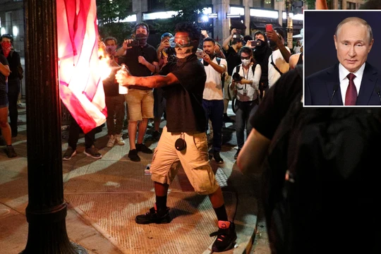 Tổng thống Nga Putin đưa ra bình luận về phong trào Black Lives Matter ở Mỹ (Ảnh: Reuters)