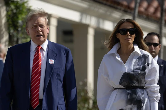 Bà Melania Trump lên án vụ nổ súng nhằm vào chồng mình (Ảnh: Getty)