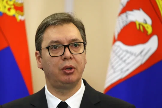 Tổng thống Serbia Aleksandar Vucic. Ảnh: Getty.