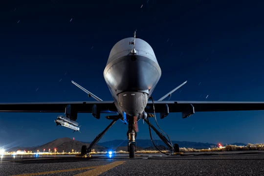 MQ-9 Reaper được trang bị tên lửa AIM-9X tại căn cứ không quân Creech ở Nevada, Mỹ (Ảnh: Asia Times)