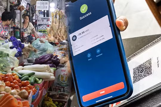 Hệ thống thanh toán QR đang trở thành cơ sở hạ tầng cơ bản ở các quốc gia Đông Nam Á (Ảnh: Nikkei Asia)