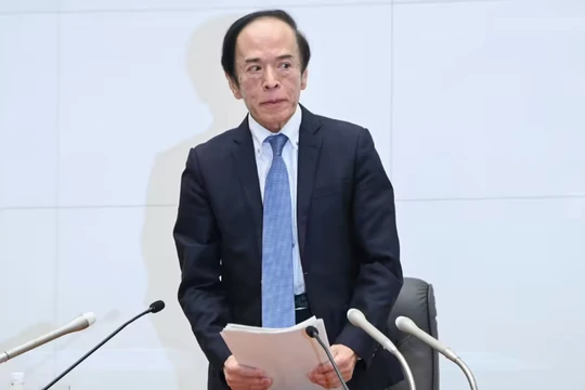Thống đốc Kazuo Ueda dự kiến ​​sẽ chấm dứt chính sách lãi suất âm của Ngân hàng Trung ương Nhật Bản (Ảnh: Nikkei)
