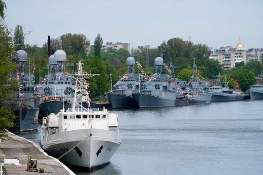 Căn cứ Hải quân của Hạm đổi Baltic của Nga (Ảnh: Iz.ru)