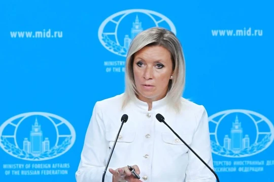 Phát ngôn viên Bộ Ngoại giao Nga Maria Zakharova. Ảnh: RIA.
