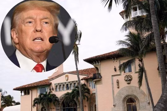Khu biệt thự Mar-a-Lago của cựu Tổng thống Donald Trump bị FBI khám xét (Ảnh: Scotsman)