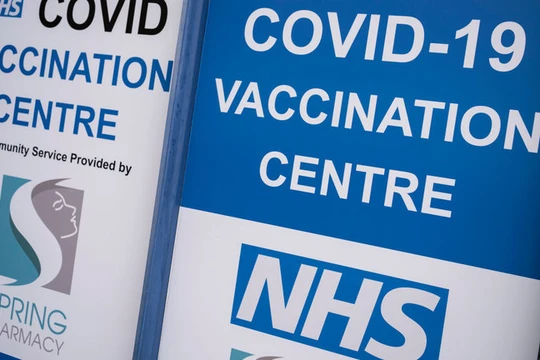 Một trung tâm tiêm chủng Covid-19 ở London, Anh, ngày 28/4/2023 (Ảnh: Getty)