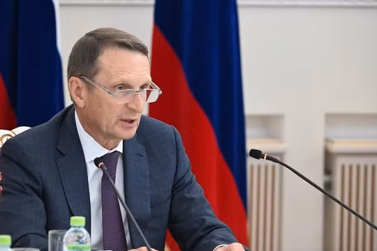 Người đứng đầu Cơ quan Tình báo Đối ngoại Nga (SVR) Sergey Naryshkin (Ảnh: Sputnik)