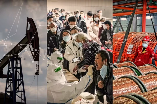 Việc Trung Quốc mở cửa trở lại và lãi suất ở Mỹ sẽ tác động tới các thị trường hàng hóa năm 2023 (Ảnh: Reuters)