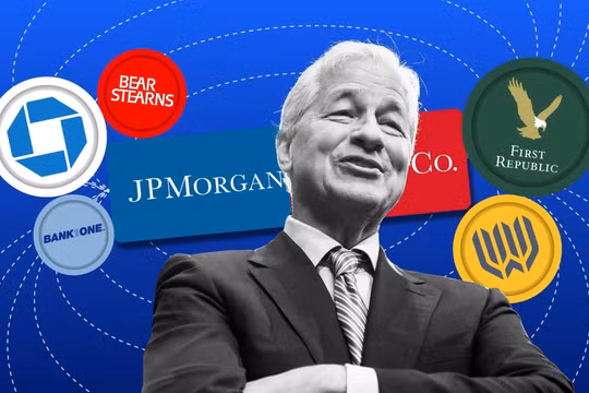Dưới thời của CEO Jamie Dimon, JPMorgan đã thâu tóm nhiều đối thủ nhỏ hơn (Ảnh: Getty)