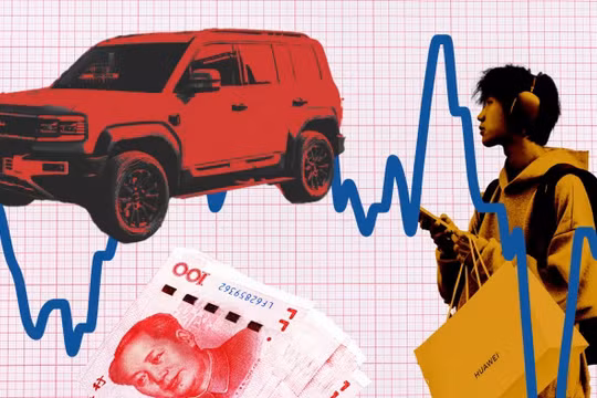 Giá ô tô ở Trung Quốc đang giảm với tốc độ nhanh nhất trong 22 tháng (Ảnh: FT)