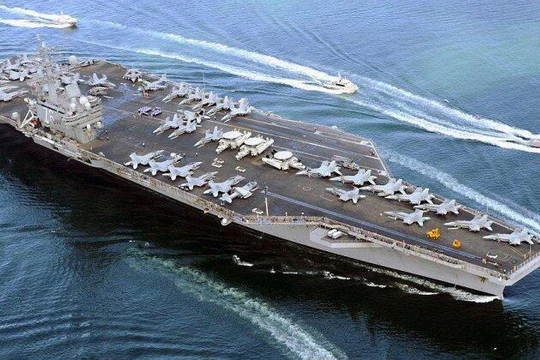 Siêu tàu sân bay lớp Nimitz của Hải quân Mỹ (Ảnh: Military Watch)