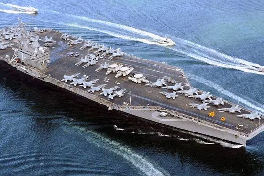 Siêu tàu sân bay lớp Nimitz của Hải quân Mỹ (Ảnh: Military Watch)