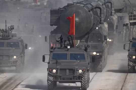 Tổ hợp tên lửa mặt đất Yars của Nga (Ảnh: RT)