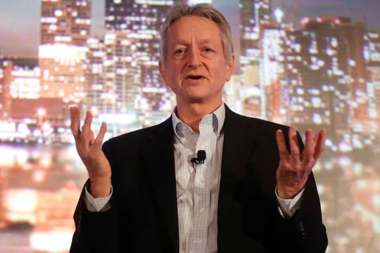 Geoffrey Hinton, người được mệnh danh là "Bố già AI". Ảnh: Reuters.