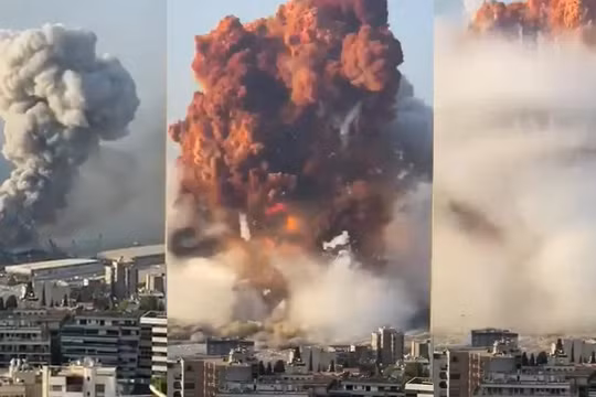 Những hình ảnh vụ nổ kinh hoàng ở thủ đô Beirut của Lebanon hôm 3/8 (Ảnh: Parhlo)