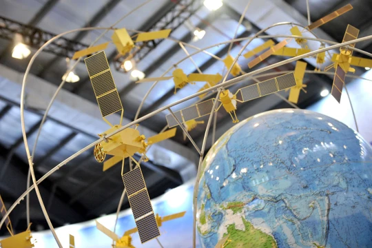 Hệ thống định vị vệ tinh Beidou của Trung Quốc cũng chịu ảnh hưởng do chiến sự ở Ukraine. Ảnh: China Daily.