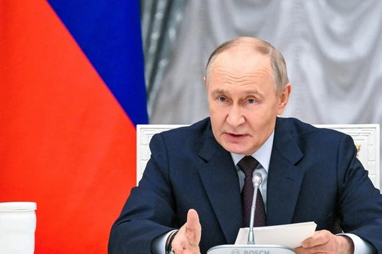 Tổng thống Nga Vladimir Putin. Ảnh: Sputnik.