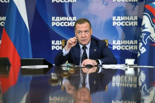 Cựu Tổng thống Nga Dmitry Medvedev (Ảnh: Sputnik)