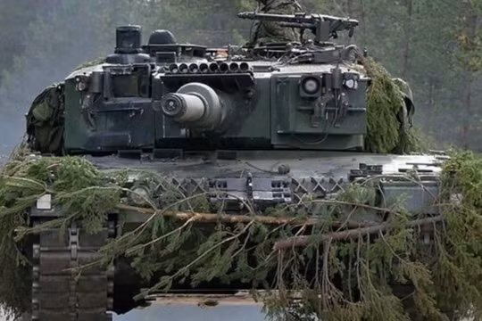 Xe tăng Leopard 2A4 của quân đội Đức. Ảnh: Rheinmetall.