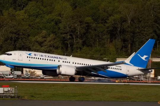 Một chiếc Boeing 737 MAX 8, chiếc máy bay phản lực thứ hai dự kiến ​​được một hãng hàng không Trung Quốc sử dụng sẽ được trả lại cho nhà sản xuất. Ảnh: Reuters.