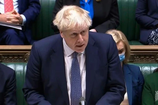 Thủ tướng Anh Boris Johnson (Ảnh: Axios).
