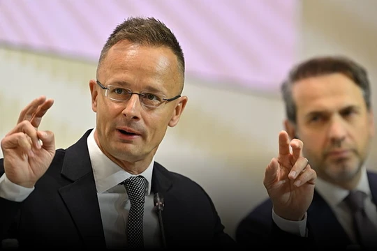 Bộ trưởng Ngoại giao Hungary Peter Szijjarto. Ảnh: Getty.