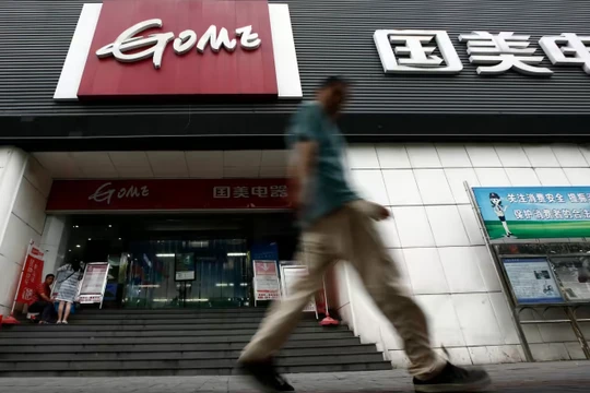 Gome Retail đang đẩy mạnh việc đóng cửa các cửa hàng, chỉ giữ lại khoảng 300 địa điểm hoạt động chính (Ảnh: Nikkei)