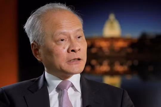 Đại sứ Trung Quốc tại Mỹ Thôi Thiên Khải (Ảnh: The National)